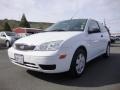 2007 Cloud 9 White Ford Focus ZX3 SE Coupe  photo #3