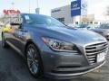 2015 Empire State Gray Hyundai Genesis 3.8 Sedan  photo #1