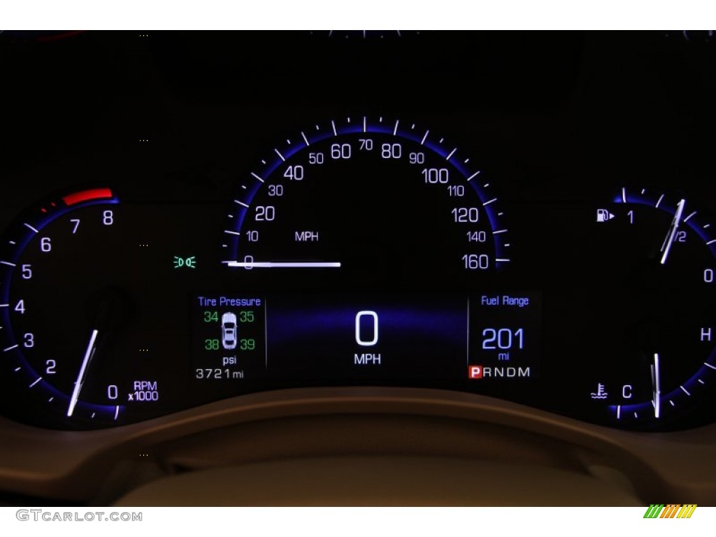 2015 Cadillac ATS 2.0T Luxury AWD Sedan Gauges Photo #101531734