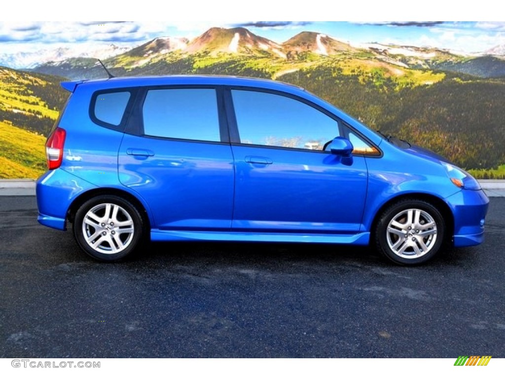 2007 Fit Sport - Vivid Blue Pearl / Black photo #2