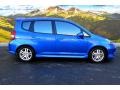 2007 Vivid Blue Pearl Honda Fit Sport  photo #2