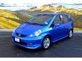 2007 Vivid Blue Pearl Honda Fit Sport  photo #5
