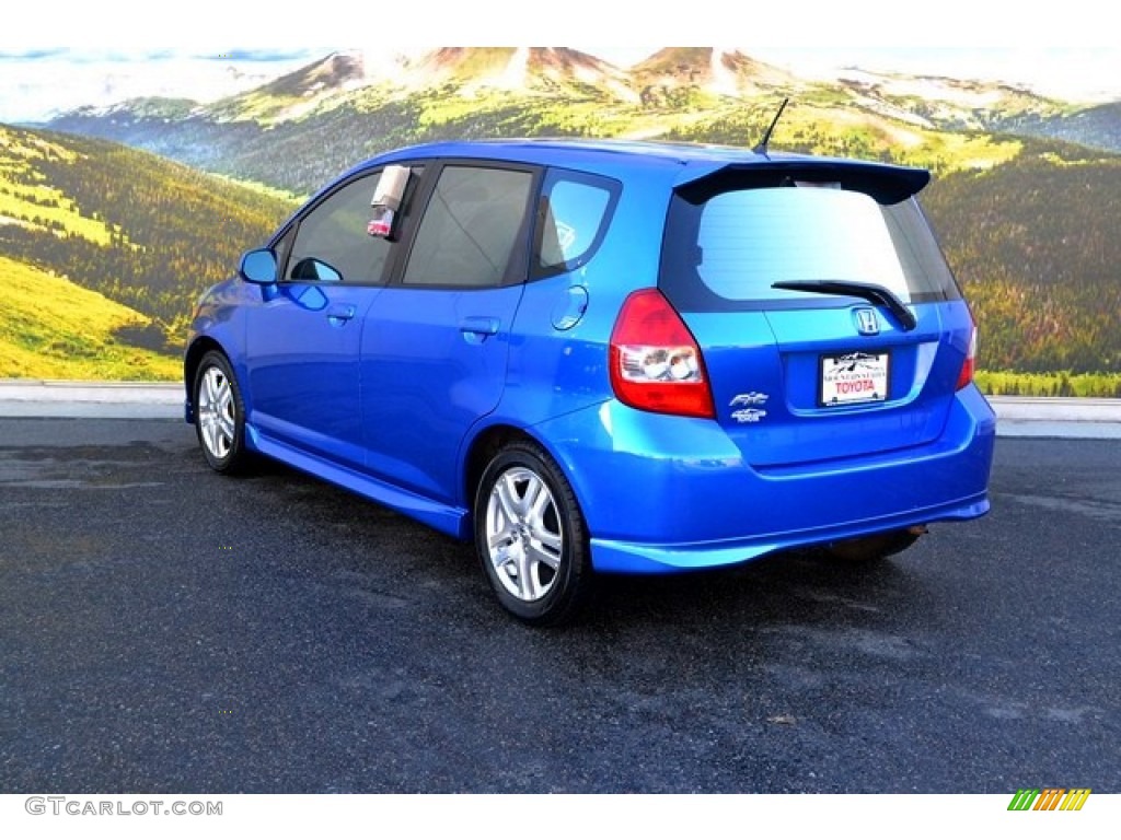 2007 Fit Sport - Vivid Blue Pearl / Black photo #7