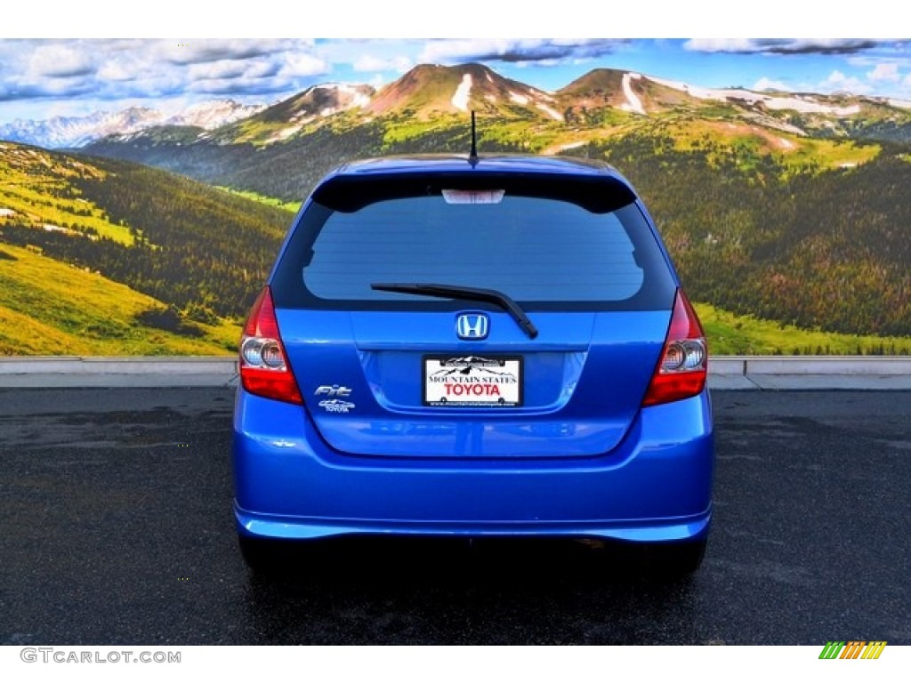 2007 Fit Sport - Vivid Blue Pearl / Black photo #8