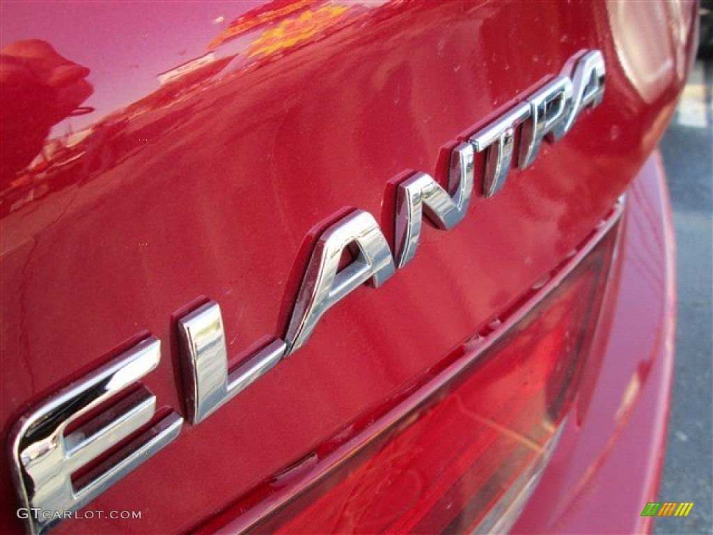 2015 Elantra SE Sedan - Geranium Red / Gray photo #6