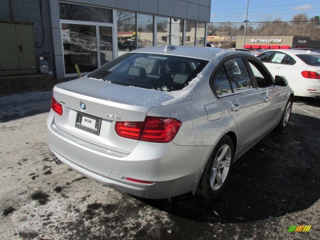 2015 3 Series 328i xDrive Sedan - Orion Silver Metallic / Black photo #6