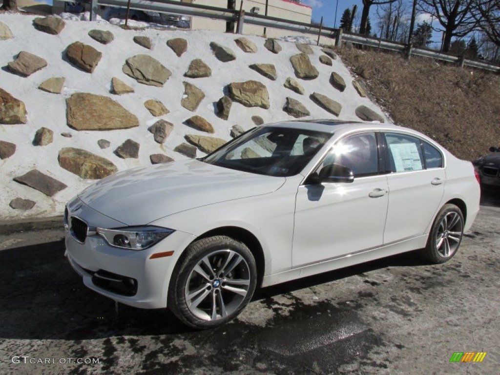 2015 3 Series 335i xDrive Sedan - Alpine White / Black photo #1