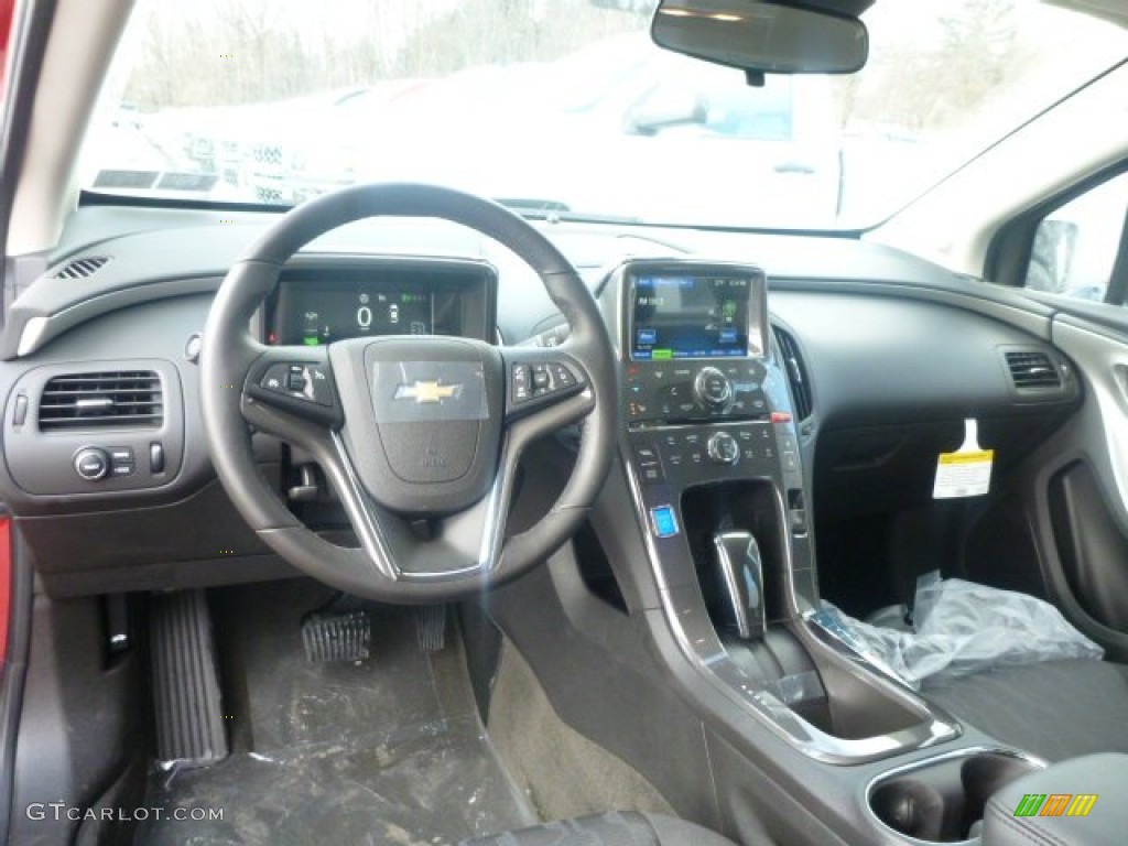 2015 Chevrolet Volt Standard Volt Model Jet Black/Dark Accents Dashboard Photo #101533354