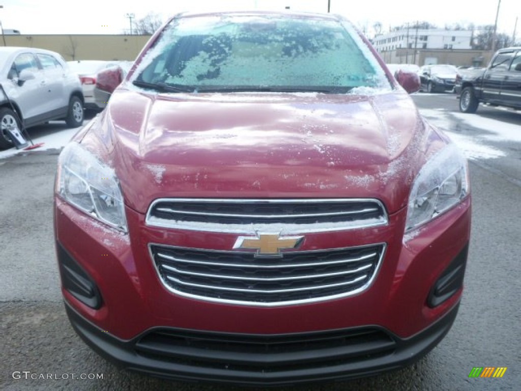 2015 Trax LS AWD - Ruby Red Metallic / Jet Black photo #9