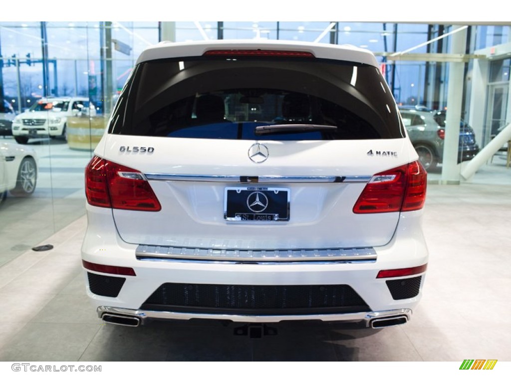 2015 GL 550 4Matic - designo Diamond White Metallic / designo Porcelain photo #7