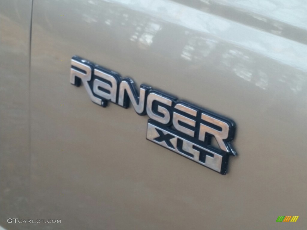 2001 Ranger XLT SuperCab 4x4 - Harvest Gold Metallic / Medium Prairie Tan photo #3