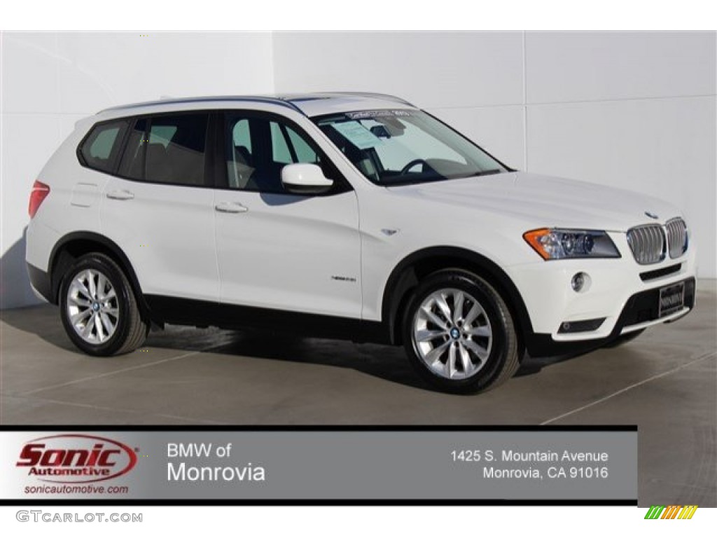 2013 X3 xDrive 35i - Alpine White / Black photo #1