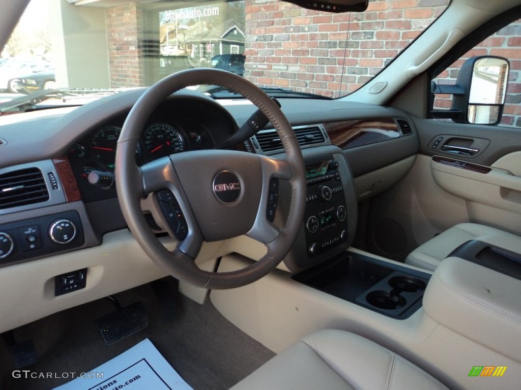 2014 Sierra 2500HD SLT Crew Cab 4x4 - Fire Red / Light Cashmere photo #6