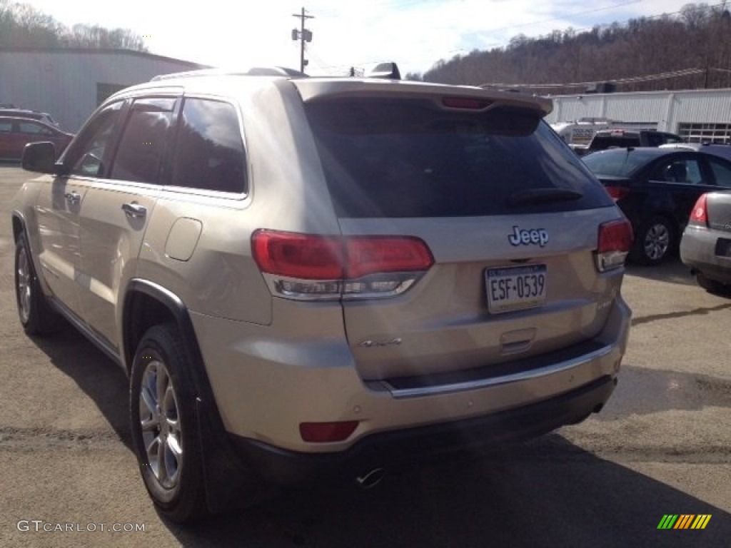 2014 Grand Cherokee Limited 4x4 - Cashmere Pearl / New Zealand Black/Light Frost photo #4