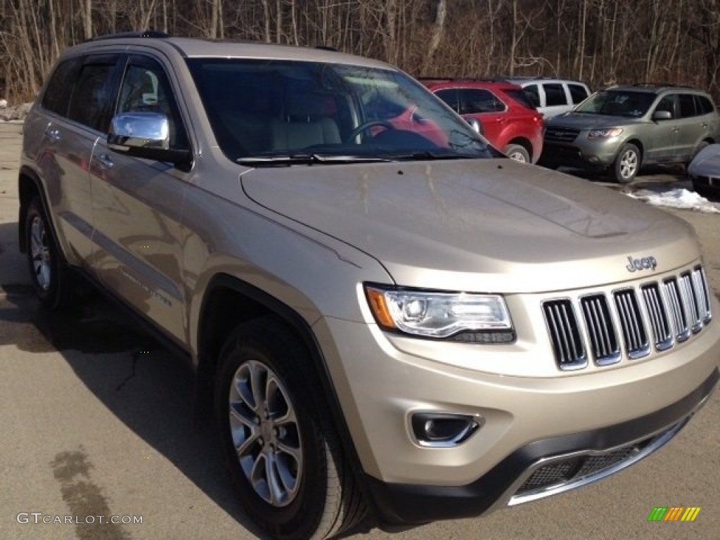 2014 Grand Cherokee Limited 4x4 - Cashmere Pearl / New Zealand Black/Light Frost photo #8