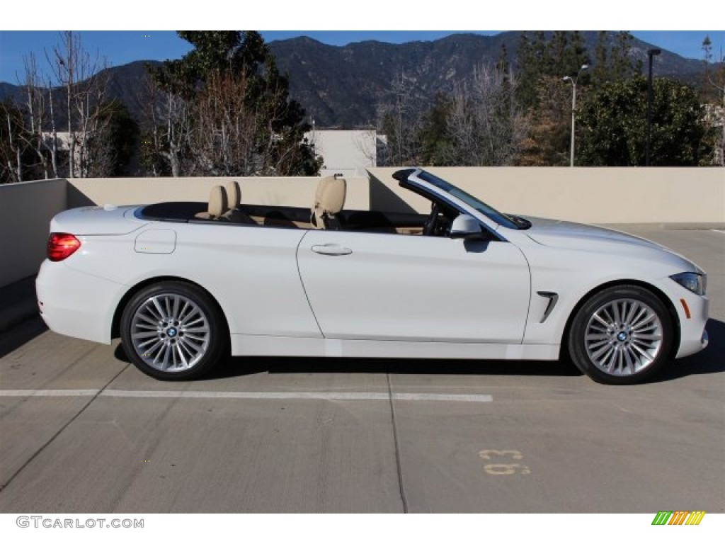 Alpine White 2015 BMW 4 Series 428i Convertible Exterior Photo #101537077