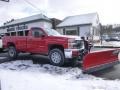 Victory Red - Silverado 3500HD WT Regular Cab 4x4 Plow Truck Photo No. 2