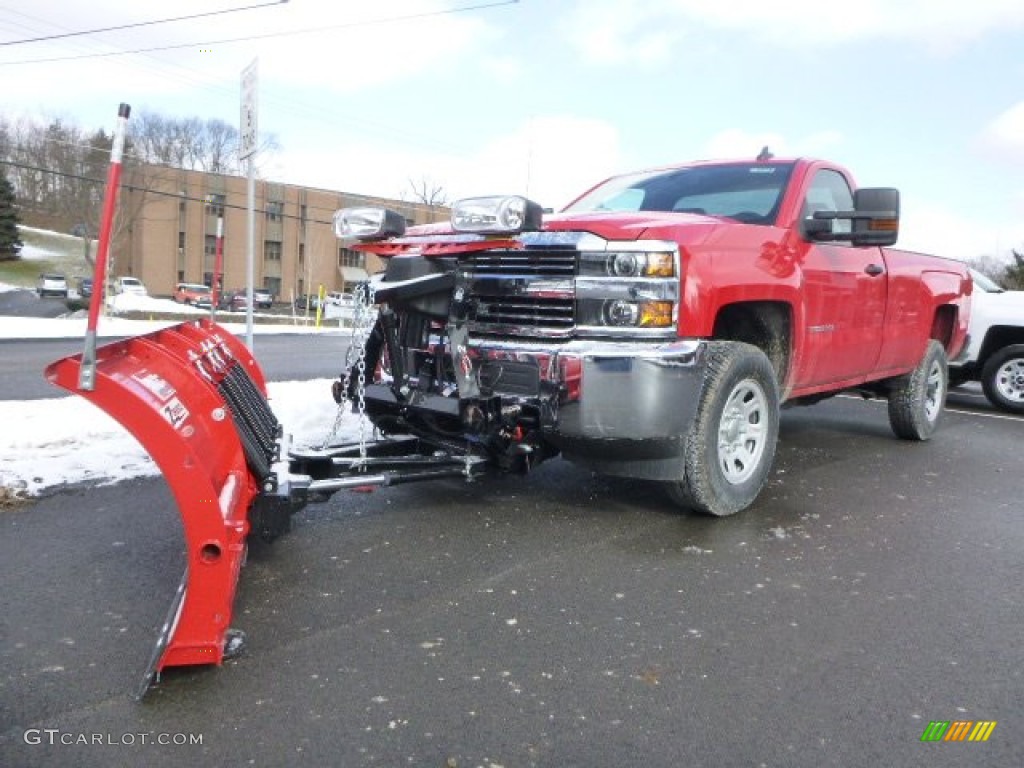 2015 Chevrolet Silverado 3500HD WT Regular Cab 4x4 Plow Truck Exterior Photos