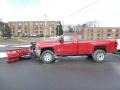  2015 Silverado 3500HD WT Regular Cab 4x4 Plow Truck Victory Red