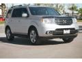 Alabaster Silver Metallic 2013 Honda Pilot EX