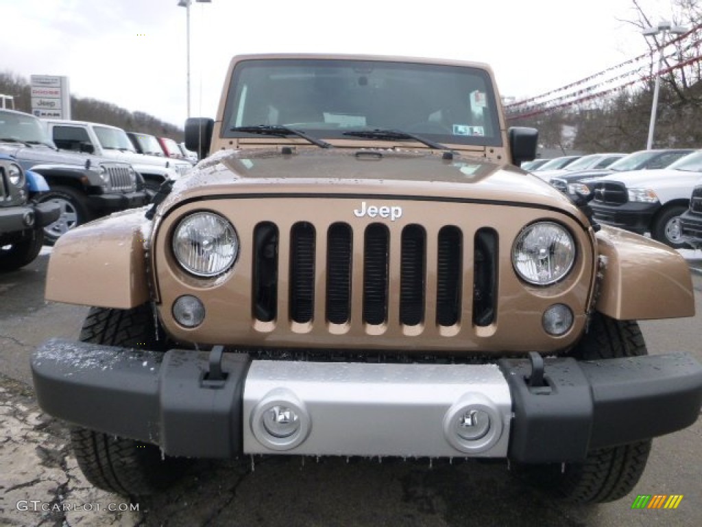 2015 Wrangler Unlimited Sahara 4x4 - Copper Brown Pearl / Black/Dark Saddle photo #10