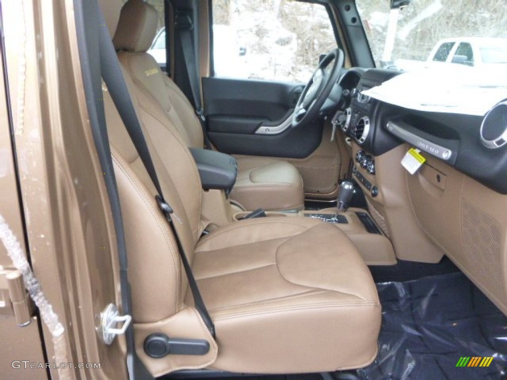 2015 Wrangler Unlimited Sahara 4x4 - Copper Brown Pearl / Black/Dark Saddle photo #12