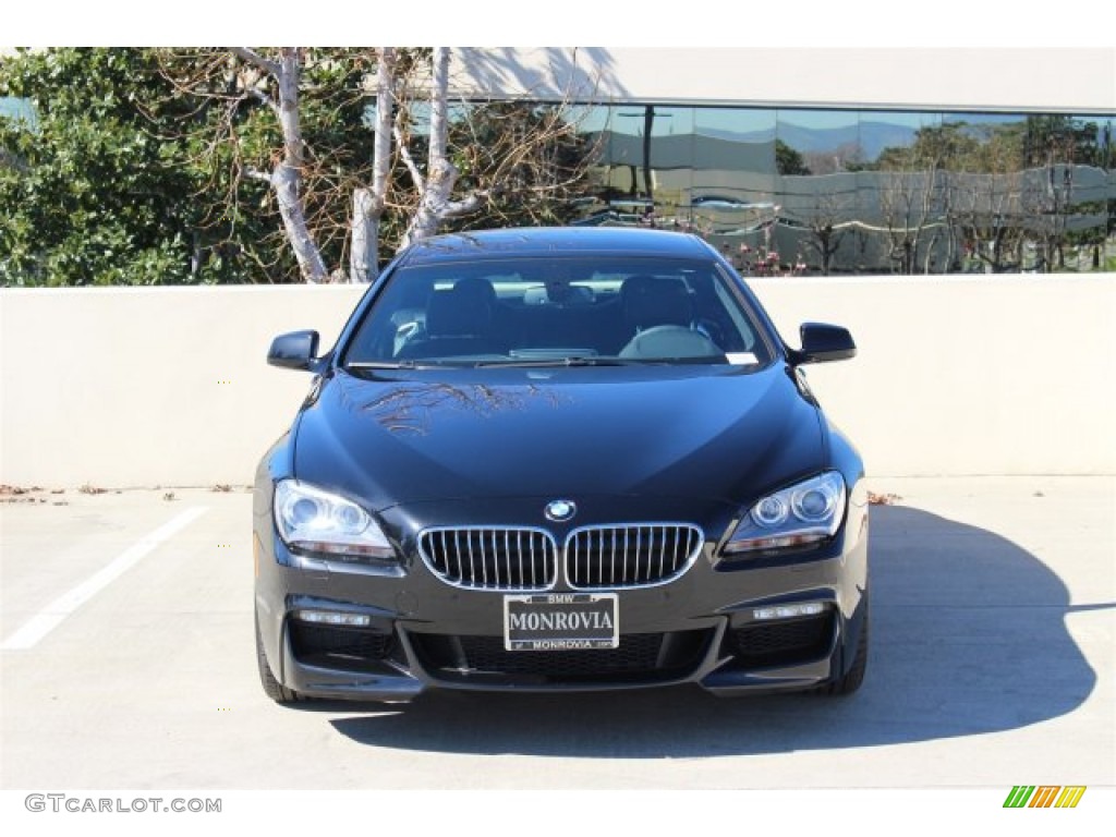 2015 6 Series 640i Gran Coupe - Black Sapphire Metallic / Black photo #3