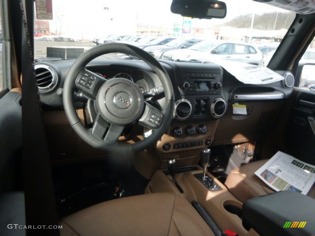 2015 Wrangler Unlimited Sahara 4x4 - Copper Brown Pearl / Black/Dark Saddle photo #15