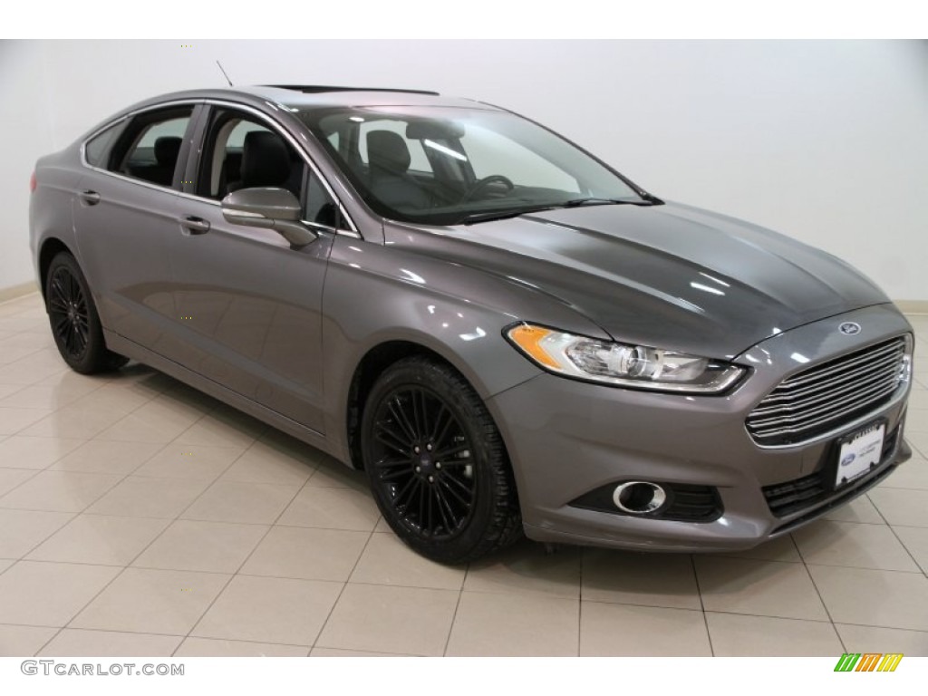 2014 Fusion SE EcoBoost - Sterling Gray / Charcoal Black photo #1