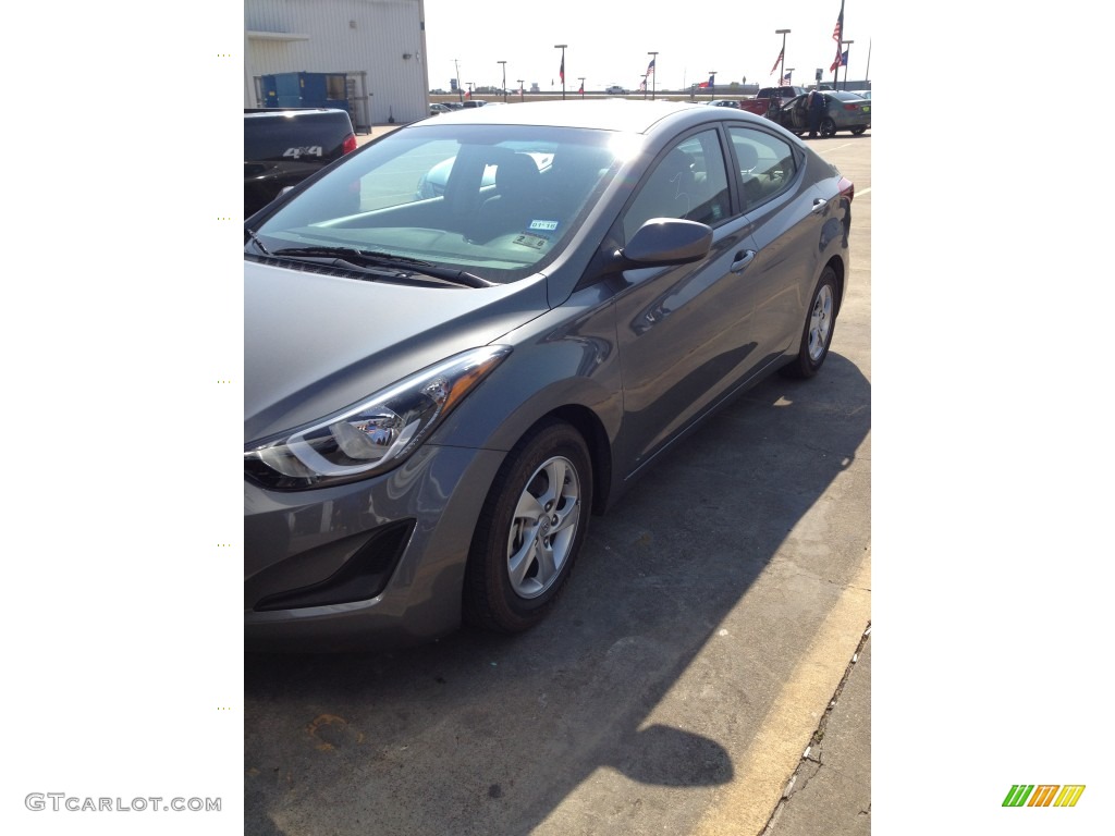 2014 Elantra SE Sedan - Gray / Gray photo #2
