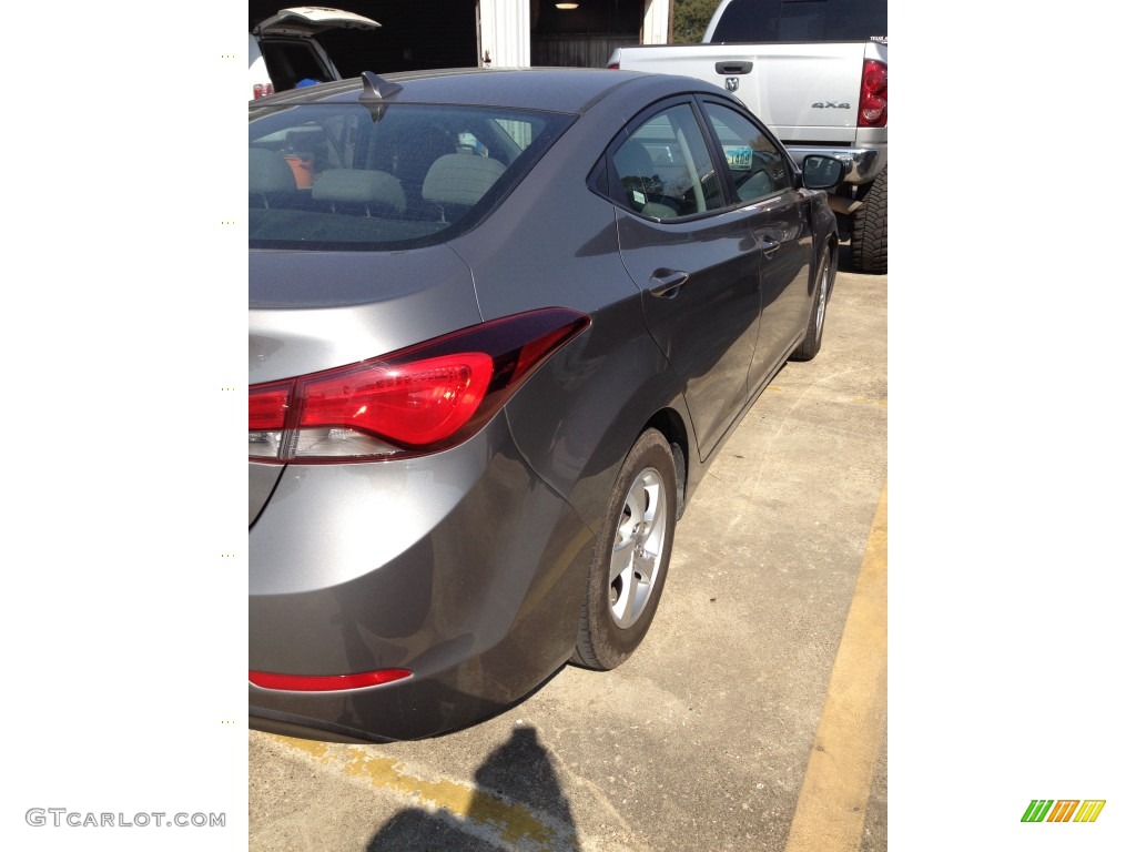 2014 Elantra SE Sedan - Gray / Gray photo #4