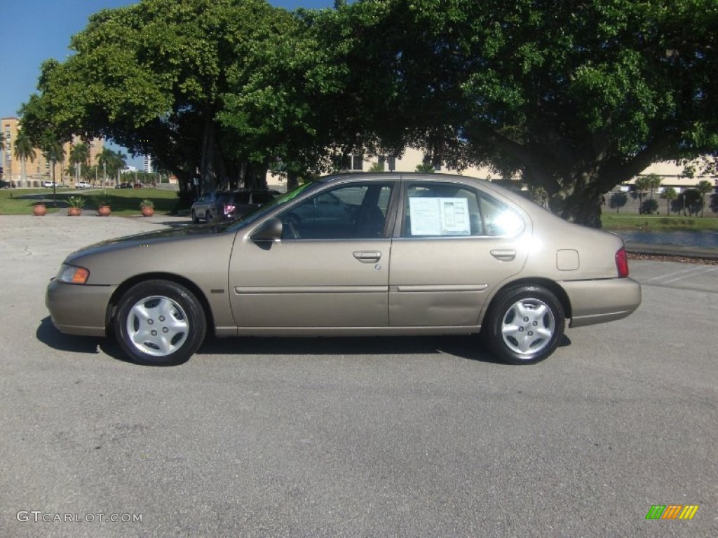 2001 Altima GXE - Sandrift Beige / Blond photo #2