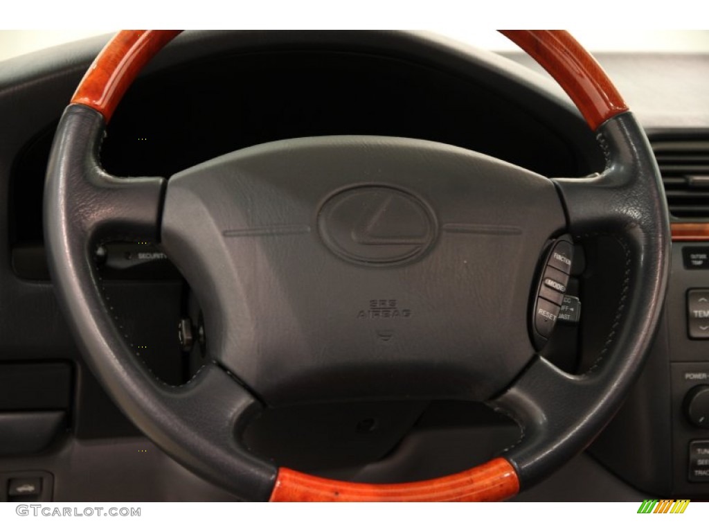 1999 Lexus LS 400 Black Steering Wheel Photo #101541250