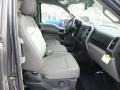 Medium Earth Gray 2015 Ford F150 XLT SuperCab 4x4 Interior Color