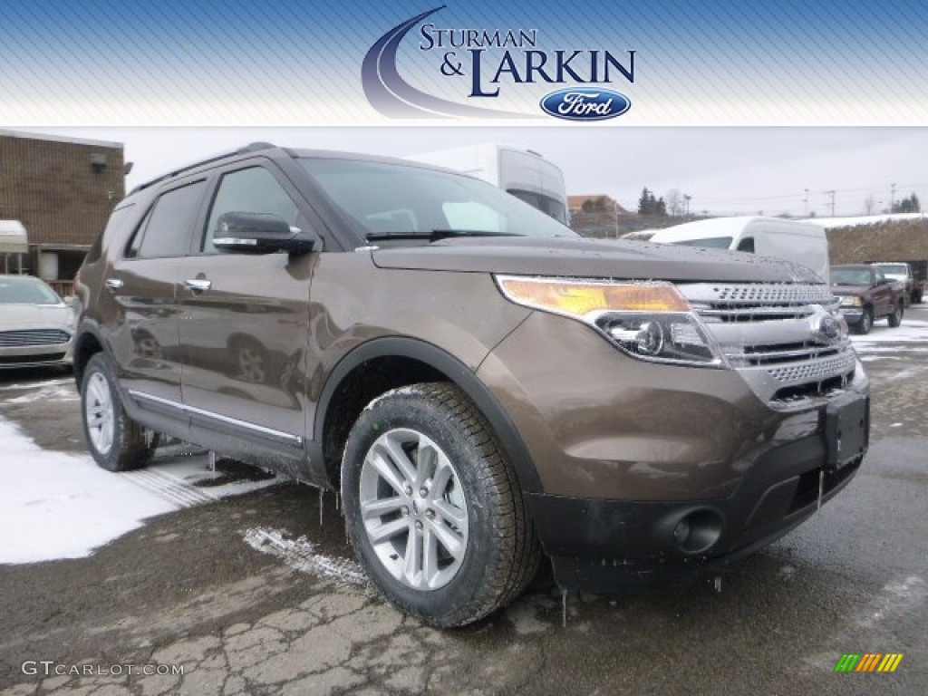 2015 Explorer XLT 4WD - Caribou / Charcoal Black photo #1