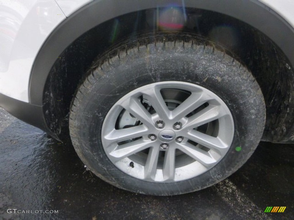 2015 Explorer XLT 4WD - Oxford White / Charcoal Black photo #5