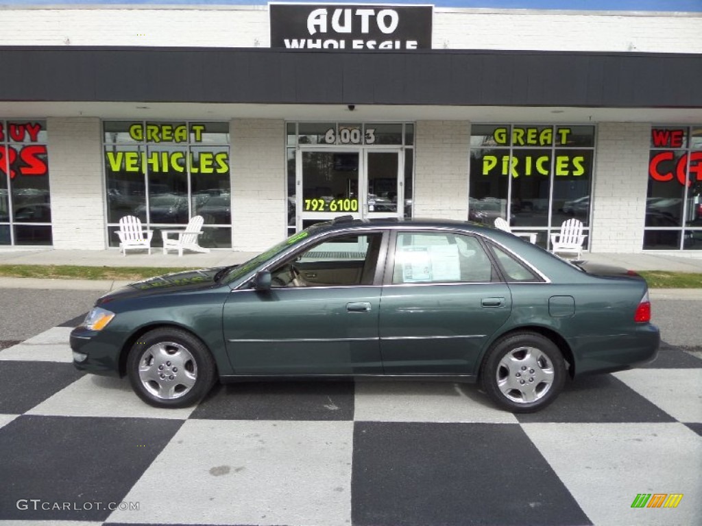 2003 Avalon XLS - Aspen Green Pearl / Ivory photo #1