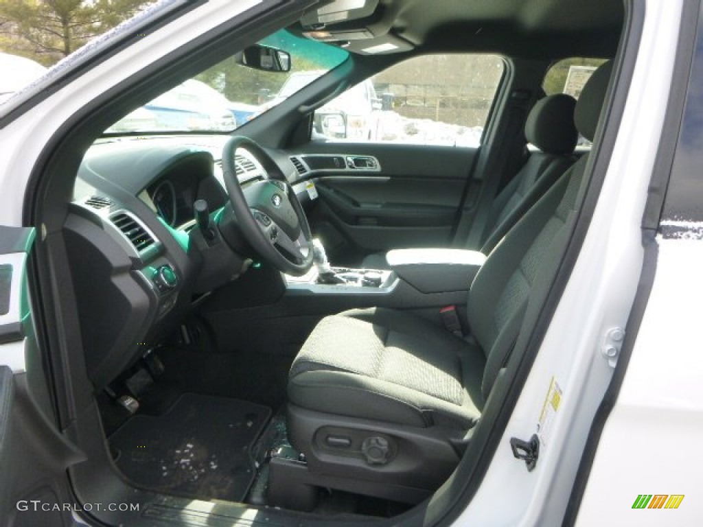 2015 Explorer XLT 4WD - Oxford White / Charcoal Black photo #12