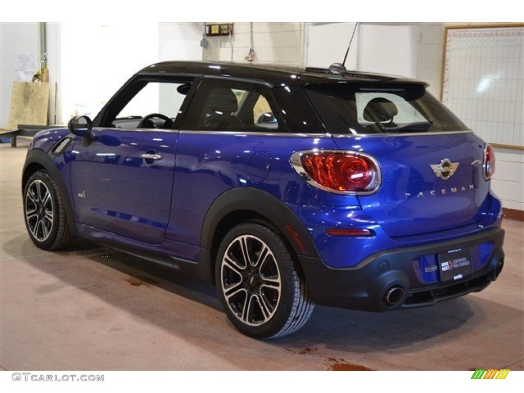 2014 Cooper John Cooper Works Paceman All4 AWD - Starlight Blue Metallic / Carbon Black photo #3