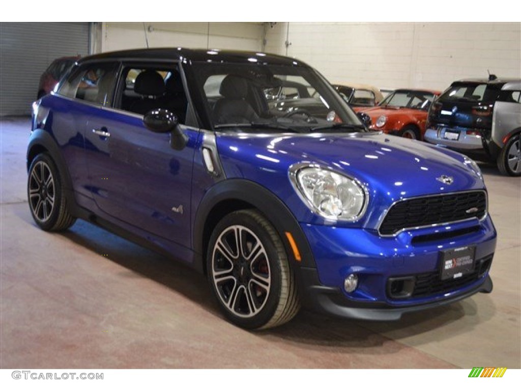 2014 Cooper John Cooper Works Paceman All4 AWD - Starlight Blue Metallic / Carbon Black photo #7