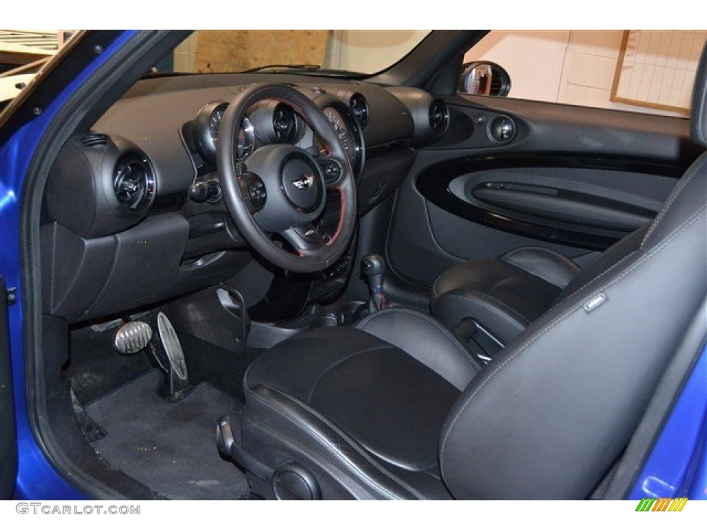Carbon Black Interior 2014 Mini Cooper John Cooper Works Paceman All4 AWD Photo #101547271