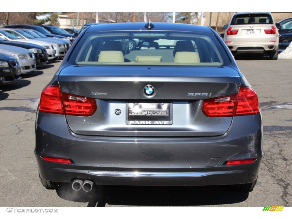 2015 3 Series 328i xDrive Sedan - Mineral Grey Metallic / Venetian Beige photo #4