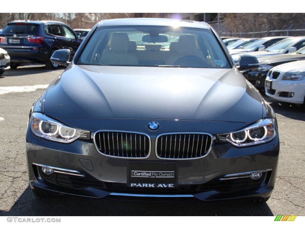 2015 3 Series 328i xDrive Sedan - Mineral Grey Metallic / Venetian Beige photo #8