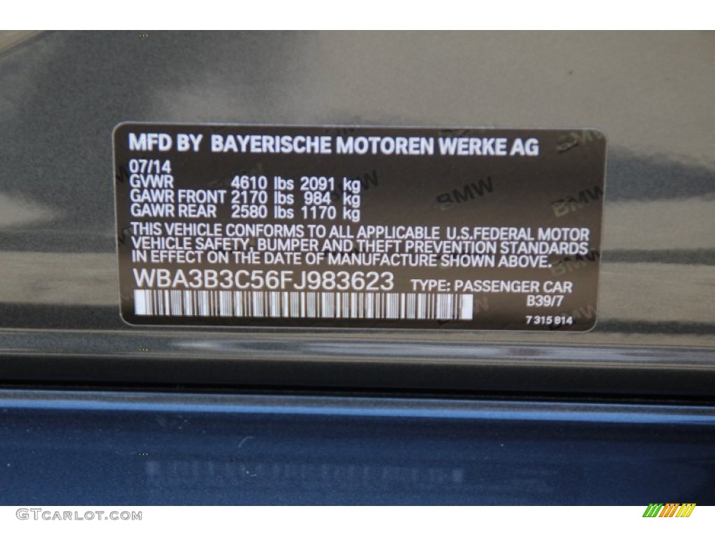 2015 3 Series 328i xDrive Sedan - Mineral Grey Metallic / Venetian Beige photo #35