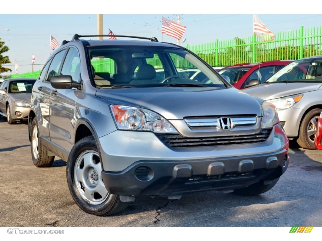 2007 CR-V LX - Whistler Silver Metallic / Gray photo #1