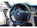 Ivory White/Black Steering Wheel Photo for 2014 BMW 7 Series #101552992