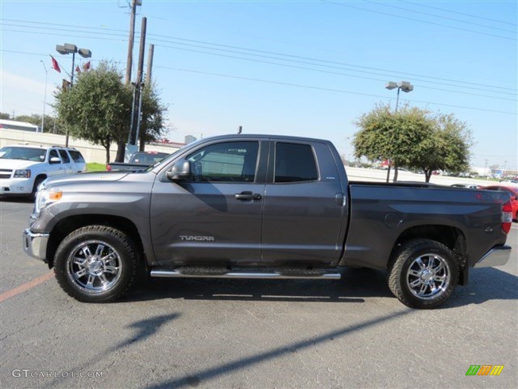 Magnetic Gray Metallic 2014 Toyota Tundra SR5 Double Cab Exterior Photo #101553829