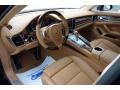 Cognac Natural Leather 2014 Porsche Panamera Turbo Executive Interior Color
