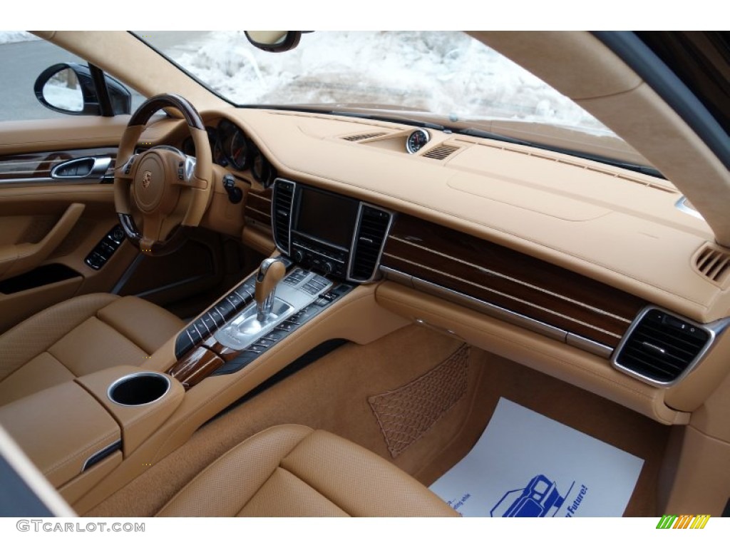 2014 Panamera Turbo Executive - Black / Cognac Natural Leather photo #24