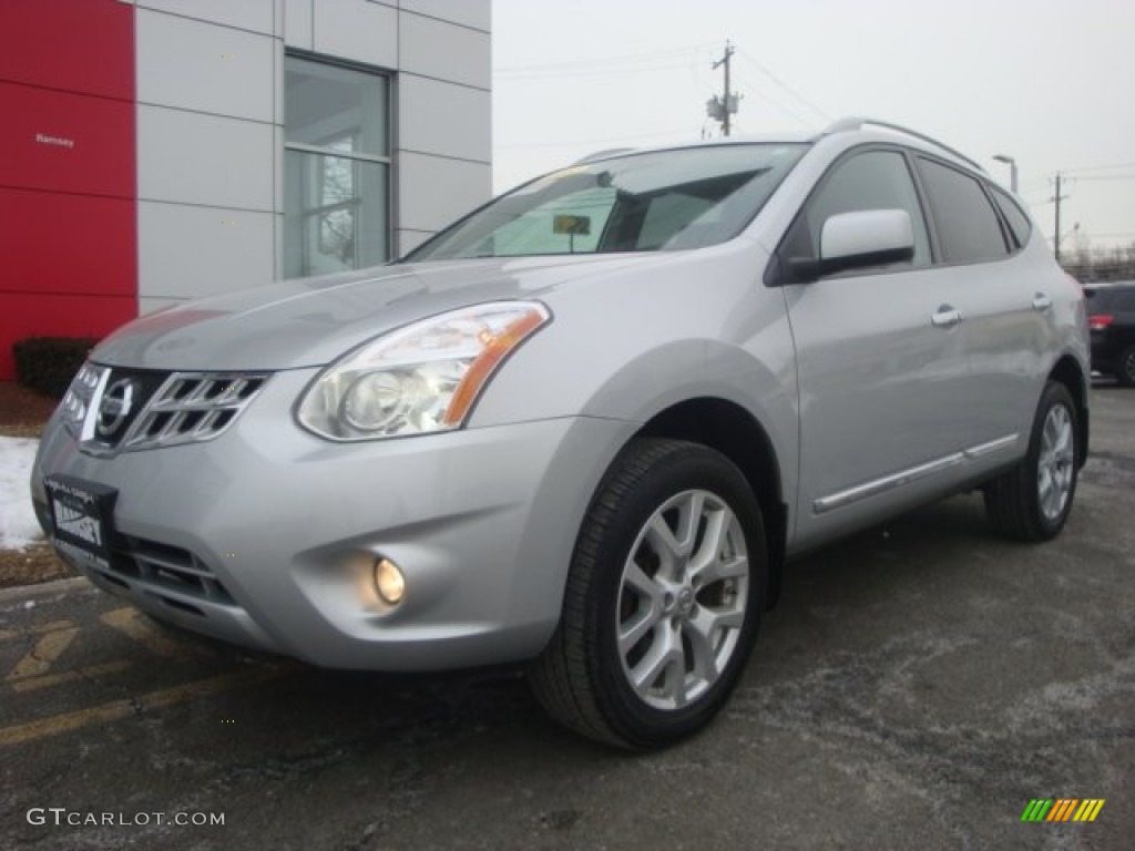 2011 Rogue SV AWD - Silver Ice Metallic / Black photo #1